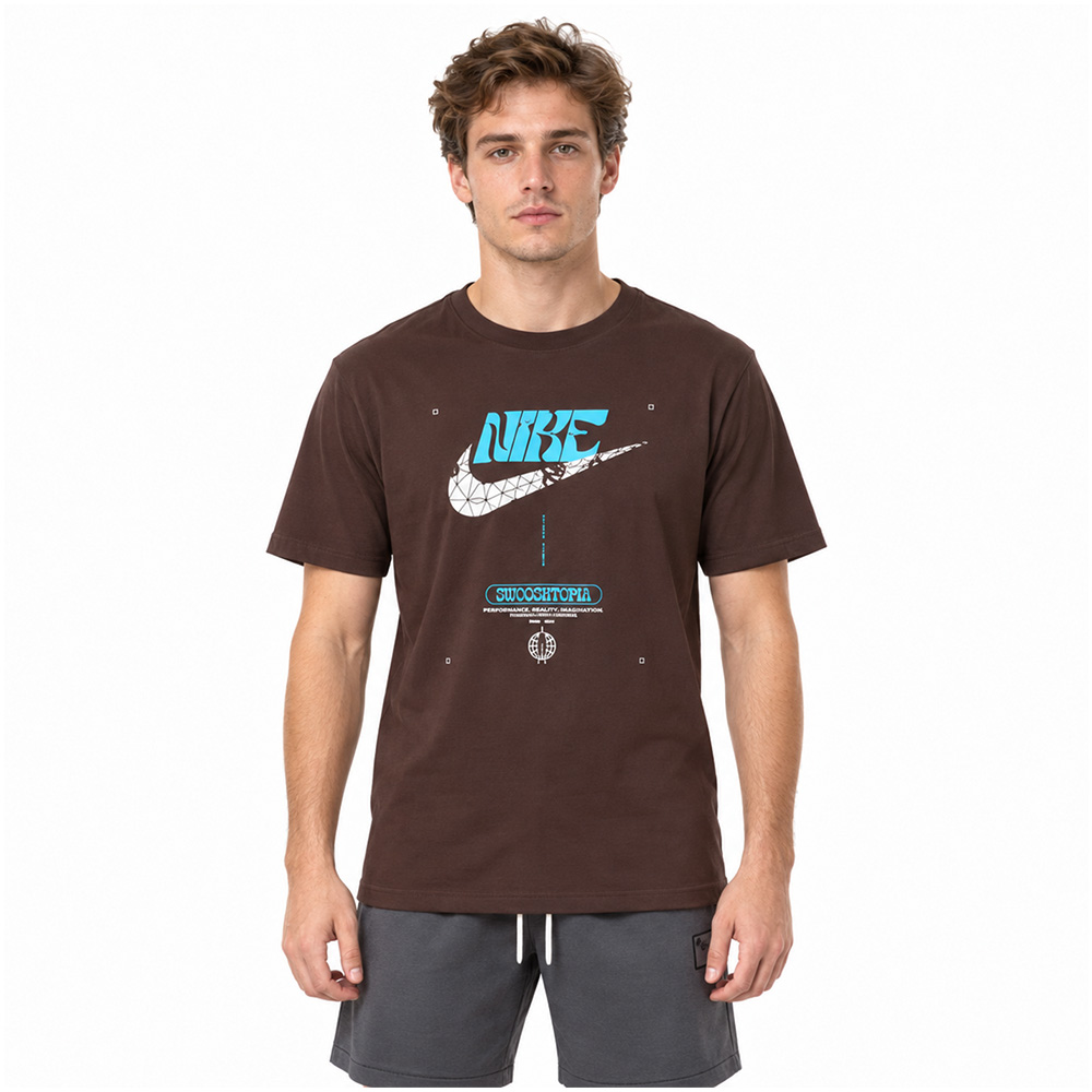 Футболка Nike Sportswear Swooshtopia Graphic Tee — Brown