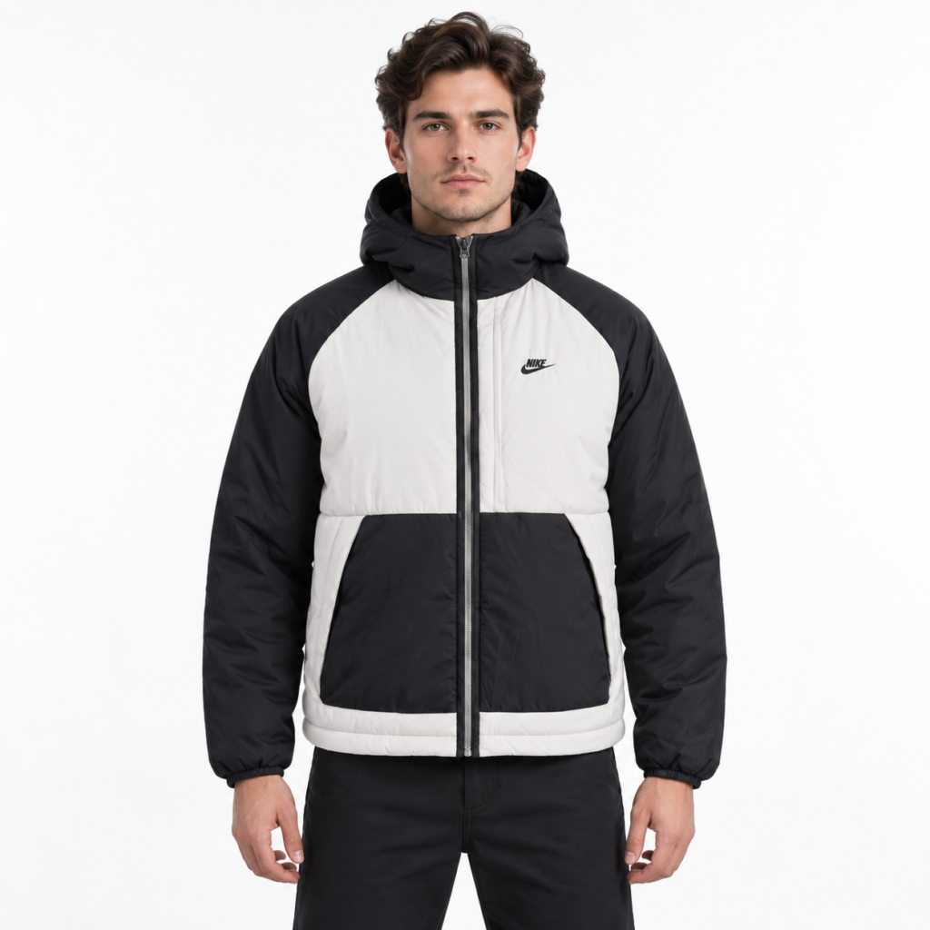 Куртка Nike Windrunner Hooded Jacket — Black / White