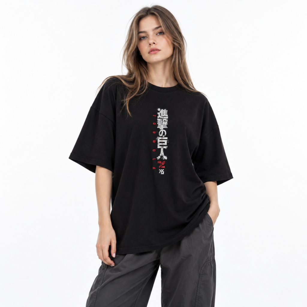 Футболка YoungLA 4191 AOT© x YLA Classic Tee — Titan at War
