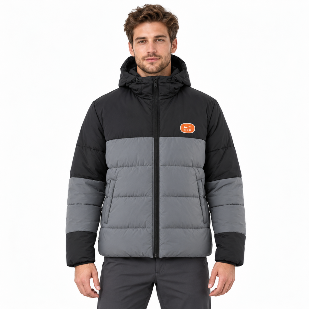Куртка Nike Sportswear Storm-FIT Windrunner Puffer Jacket — Black / Iron Grey